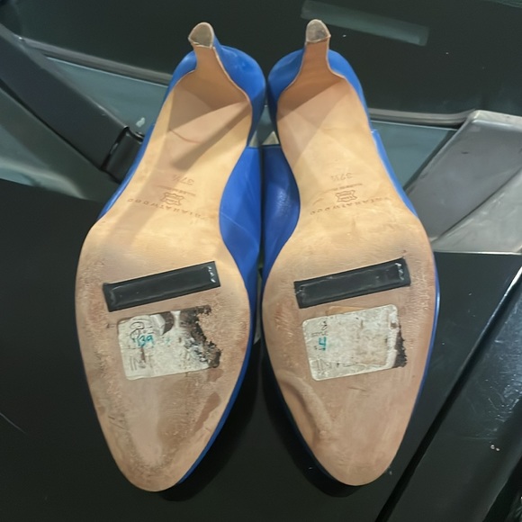 Brian Atwood Blue Slingback Pumps. Very good preowned condition. Size 37… - Picture 10 of 10